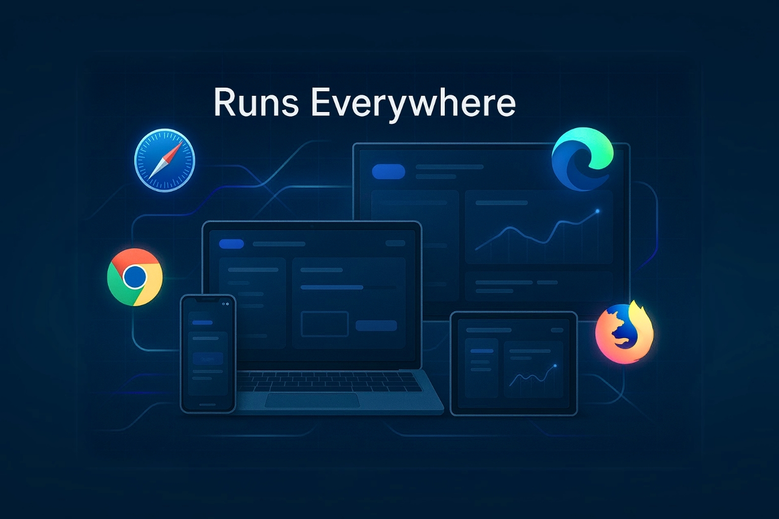 Javscript is a platform-independent language