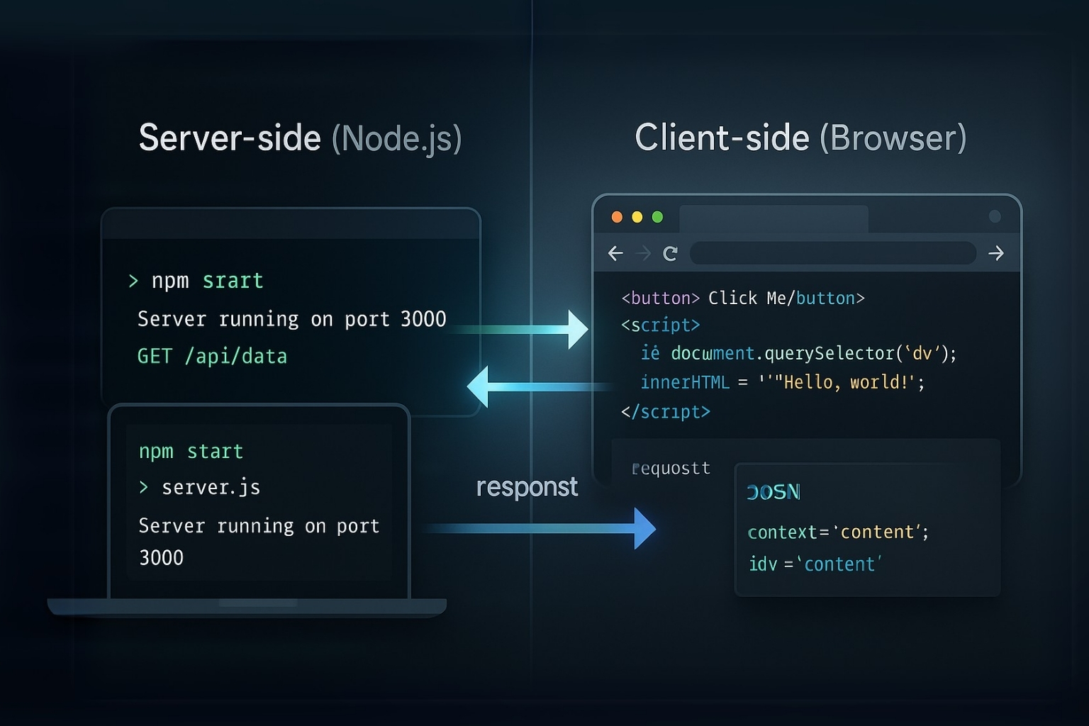 JavaScript reduces the load on the server and saves users’ time