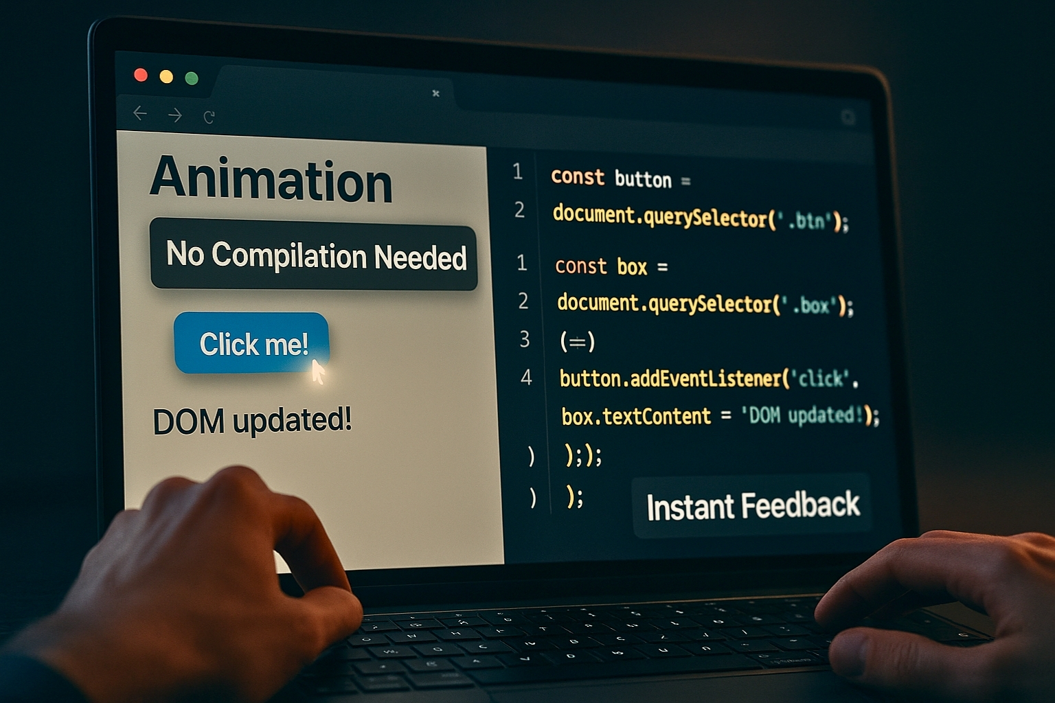 JS is an interpreted programming language