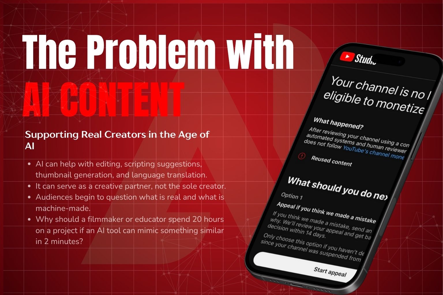 YouTube: The Problem with Unlimited AI-Generated Content
