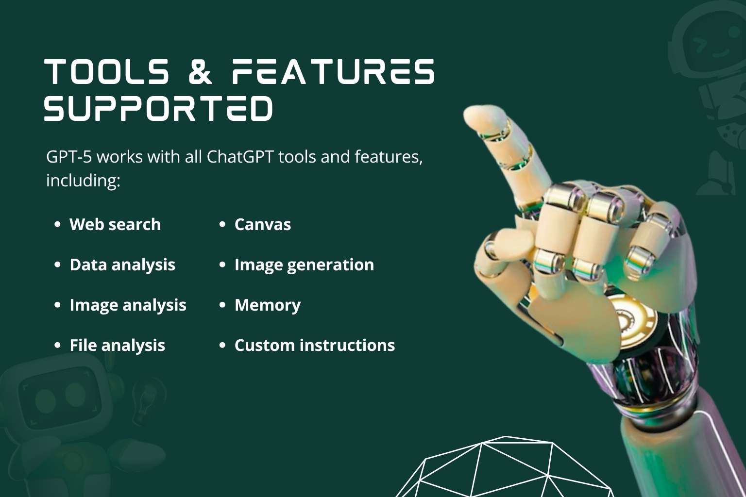 chatgpt tools and features
