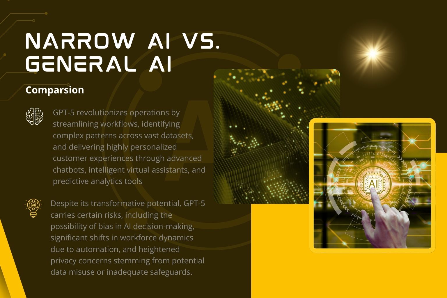 Narrow AI vs. General AI