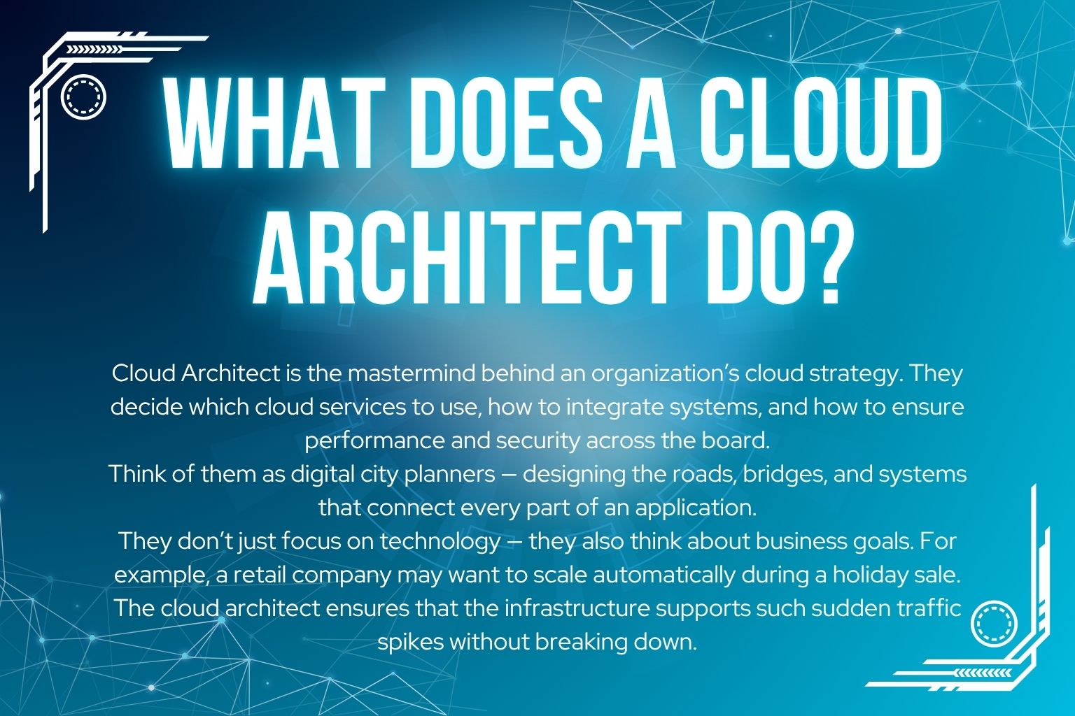 What Does a Cloud Architect Do