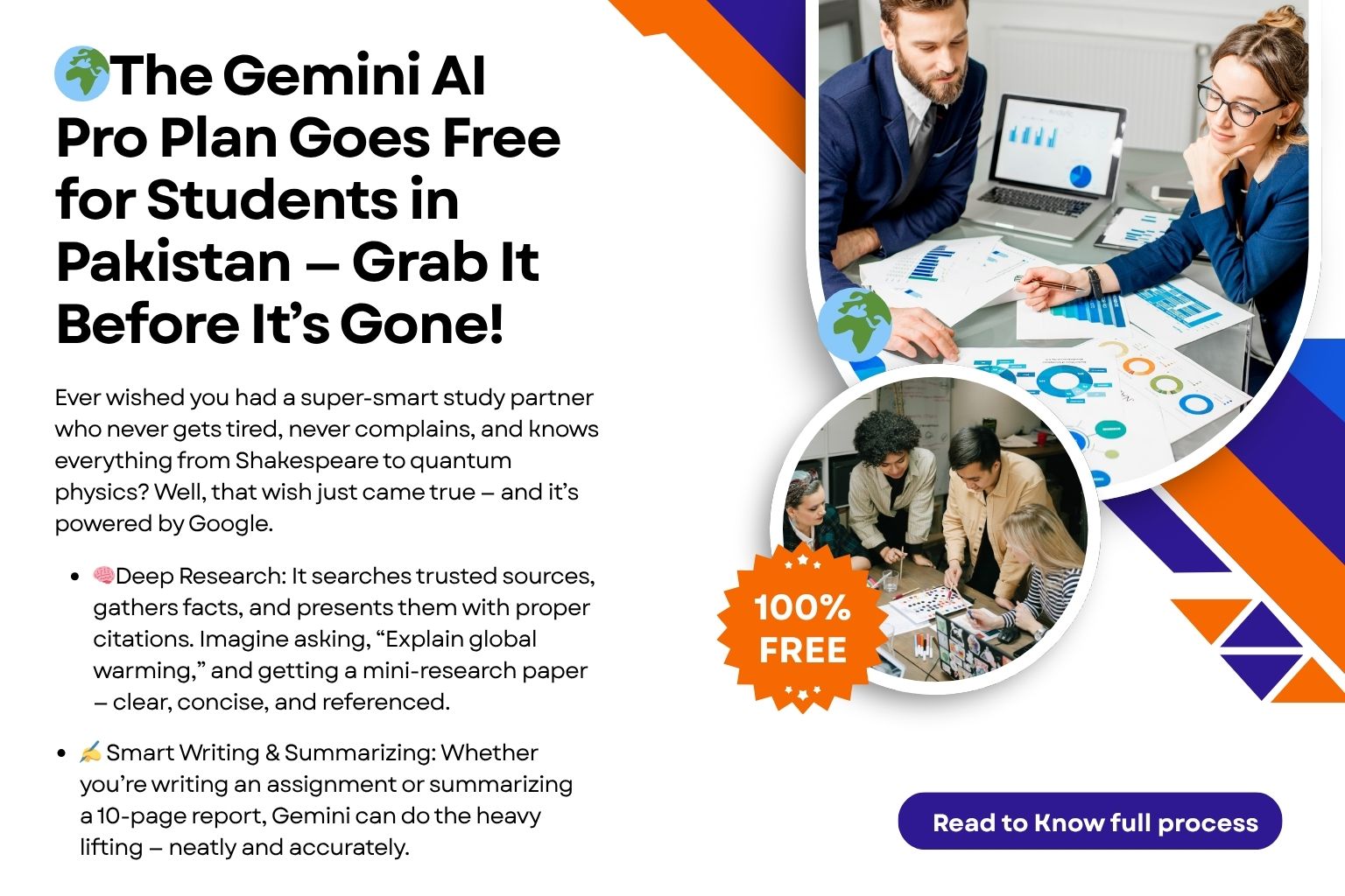 The Gemini AI Pro Plan Goes Free for Students in Pakistan — Grab It Before It’s Gone! image - Smash Code