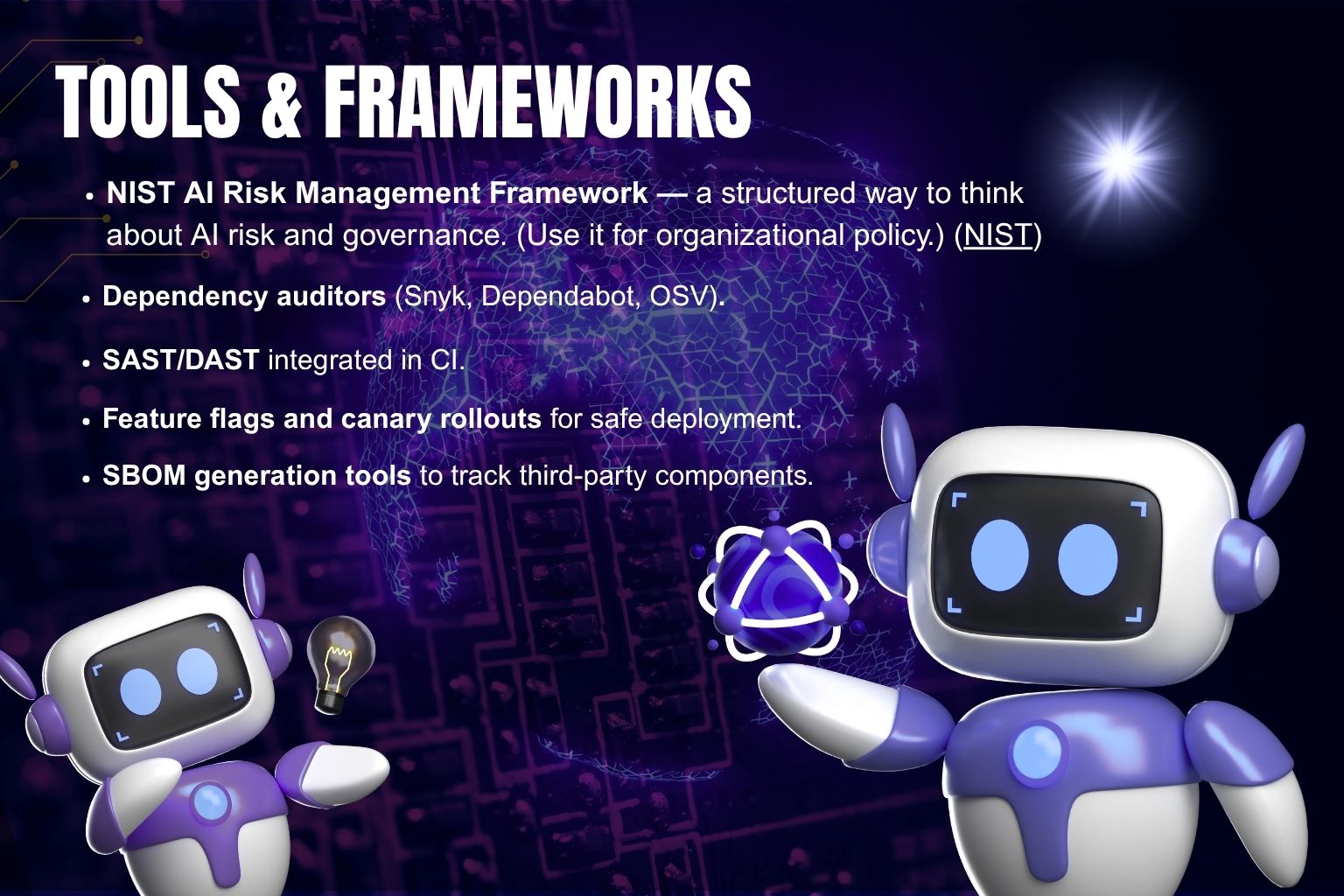 AI Tools & frameworks to use for web development