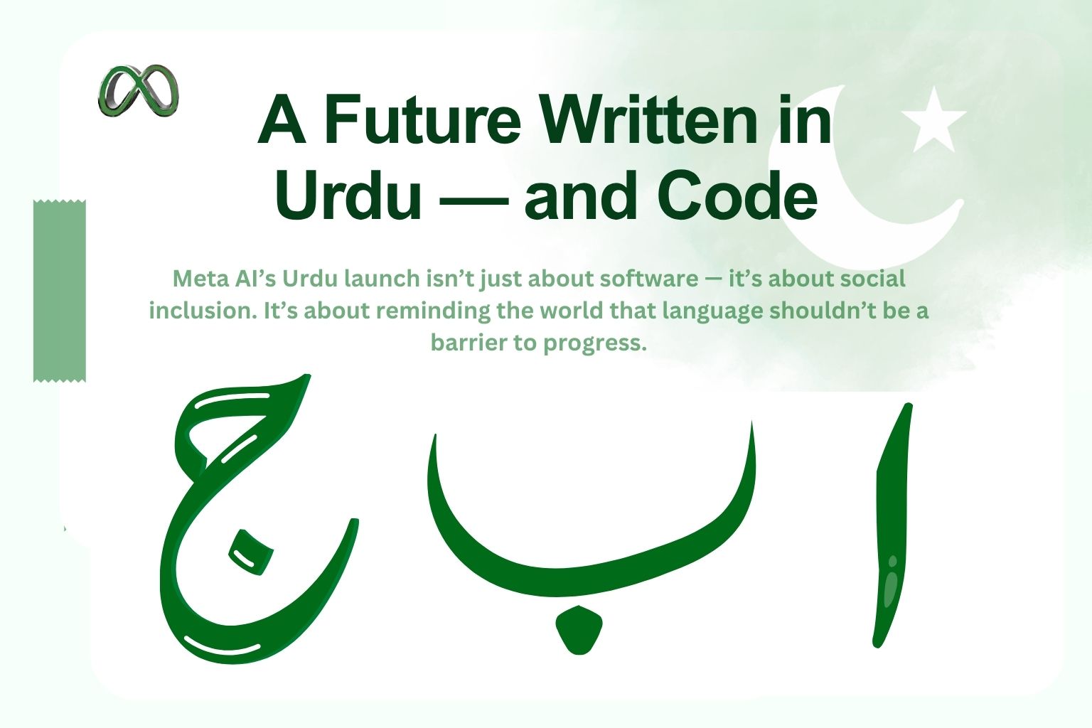 Meta in Urdu: A Future Written in Urdu — and Code