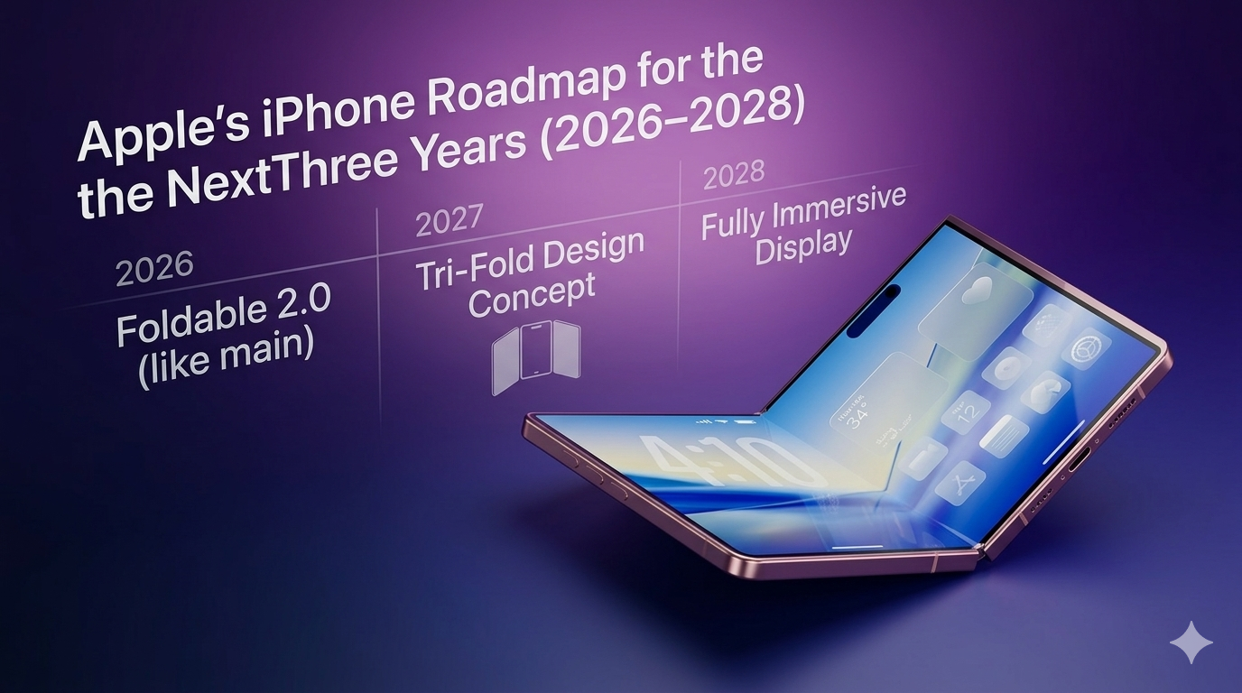 Apple’s iPhone Roadmap for the Next Three Years (2026–2028)