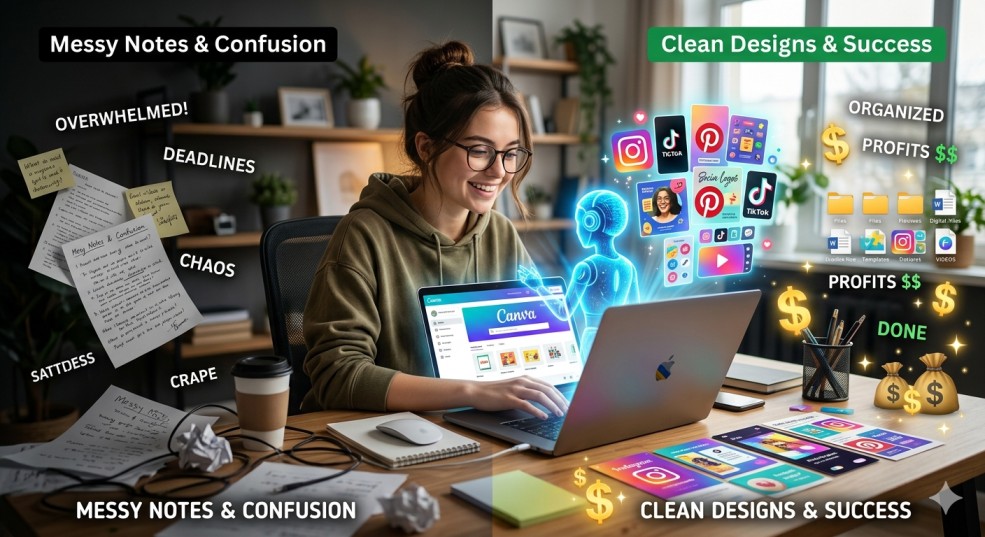 Canva AI Updates 2026: How Freelancers Can Use It to Make Money (Beginner-Friendly Guide)