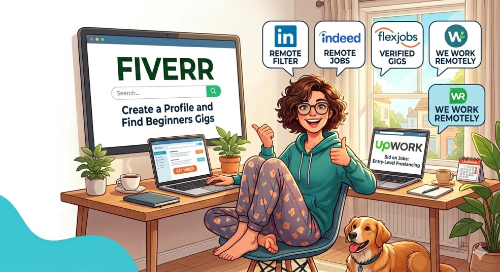 remote job platforms as a beginner