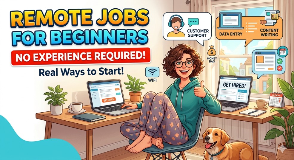 Remote Jobs for Beginners with No Experience (Real Ways to Start)