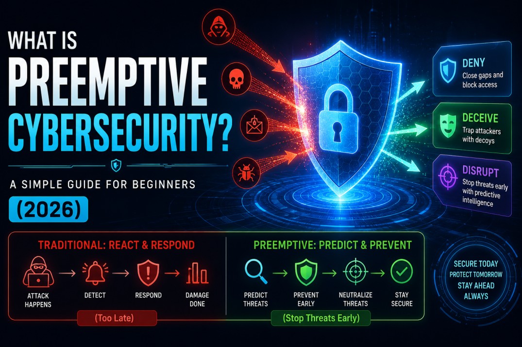 What is Preemptive Cybersecurity? A Simple Guide for Beginners (2026)