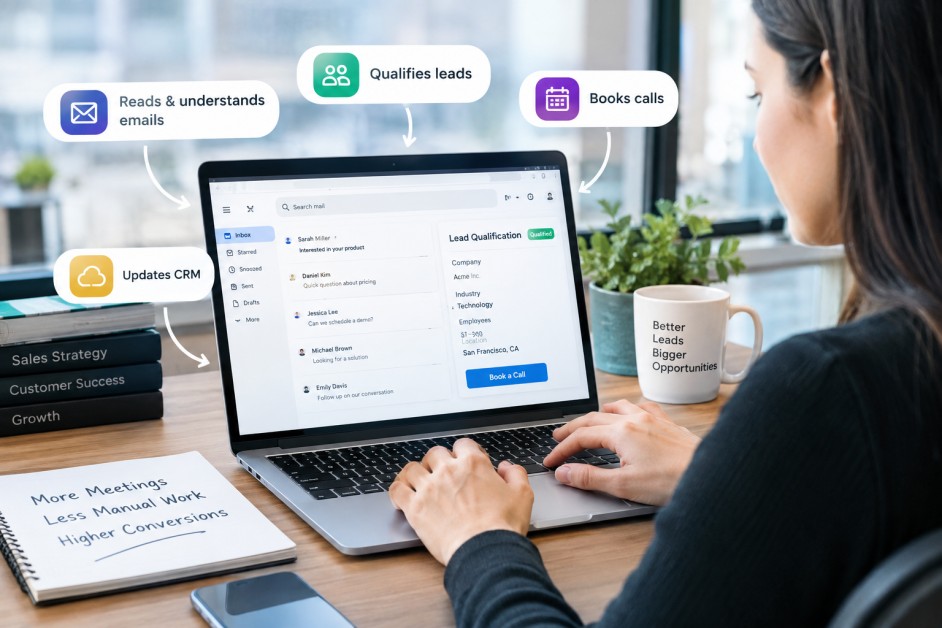 The AI Agent That Reads Your Emails, Qualifies Leads, and Books Calls Automatically