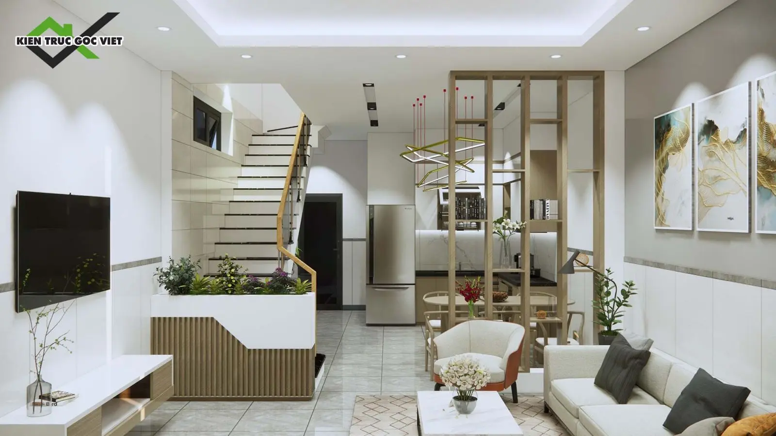 Thiết kế nội thất nhà phố – Biến không gian sống trở nên tiện nghi, đẳng cấp và tối ưu diện tích 4 Thiết kế nội thất nhà phố – Biến không gian sống trở nên tiện nghi, đẳng cấp và tối ưu diện tích