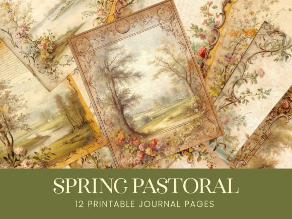 Spring Pastoral Journal Pages