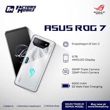 Asus Rog Phone 7 Ultimate Dual Sim - 16gb Ram, 512gb - 5g - Storm White