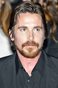 A photograph of Christian Bale at the 2009 Los Angeles Film Festival