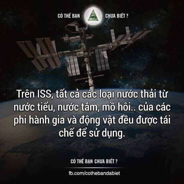 Trong đó, hệ thống xử lý nước thải của Nga có nhiệm vụ tái chế mồ hôi và nước tắm, còn hệ...