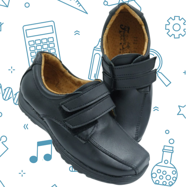 Zapato Escolar Negro 732