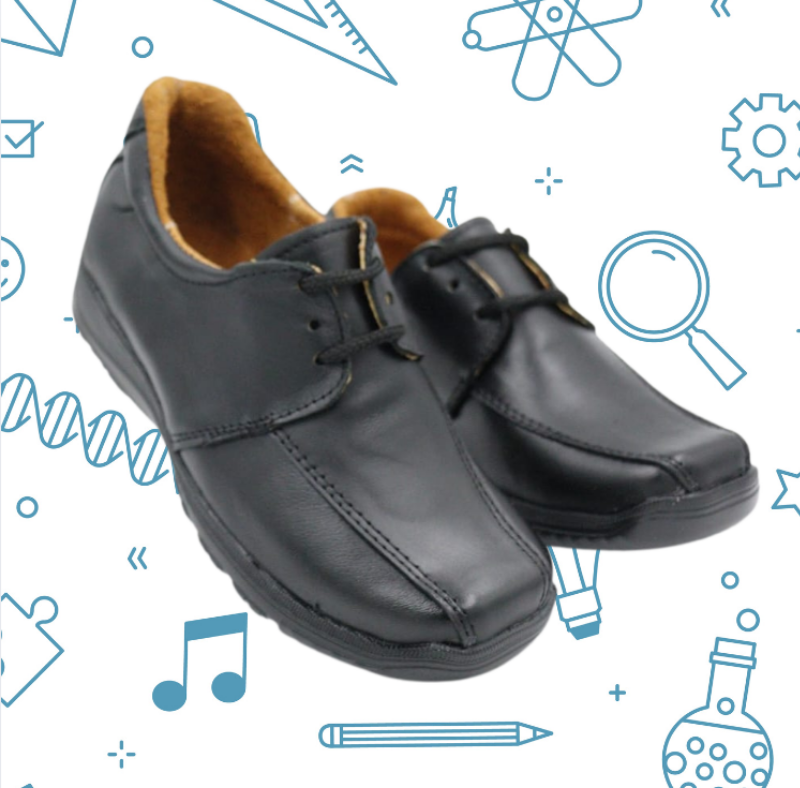 Zapato Escolar Negro 730