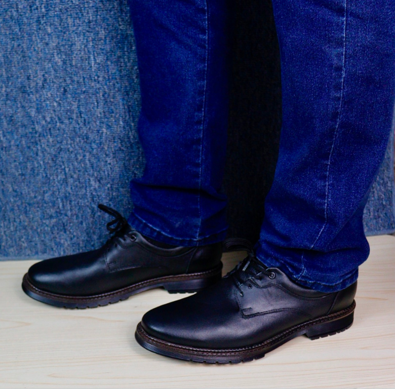 Zapato Casual Negro Liso 400-1