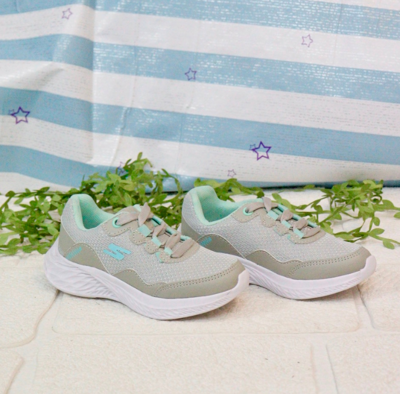 Tenis Gris Menta 724