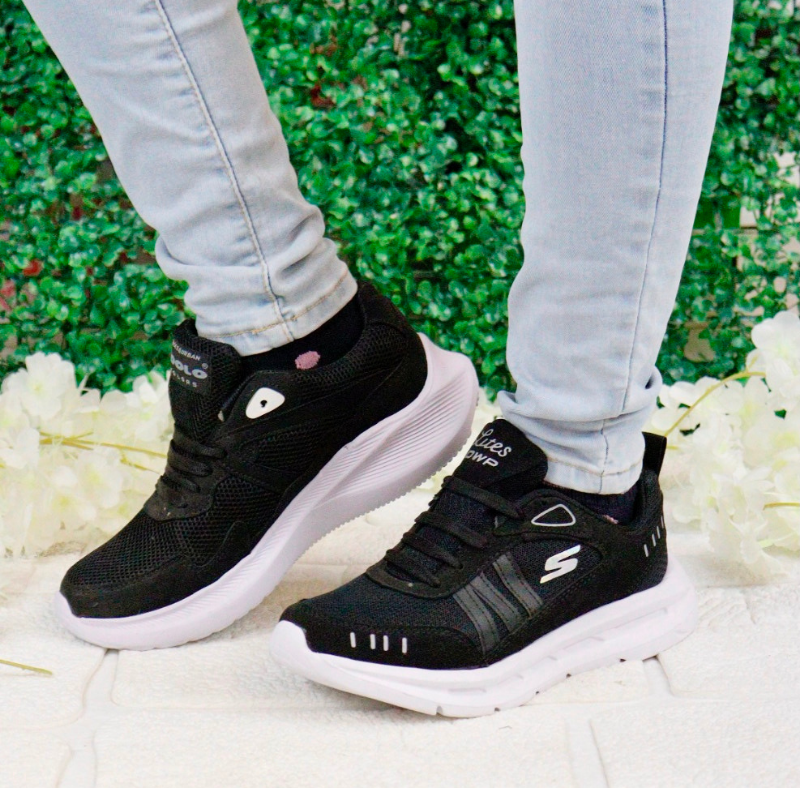 Tennis Negro Blanco 725