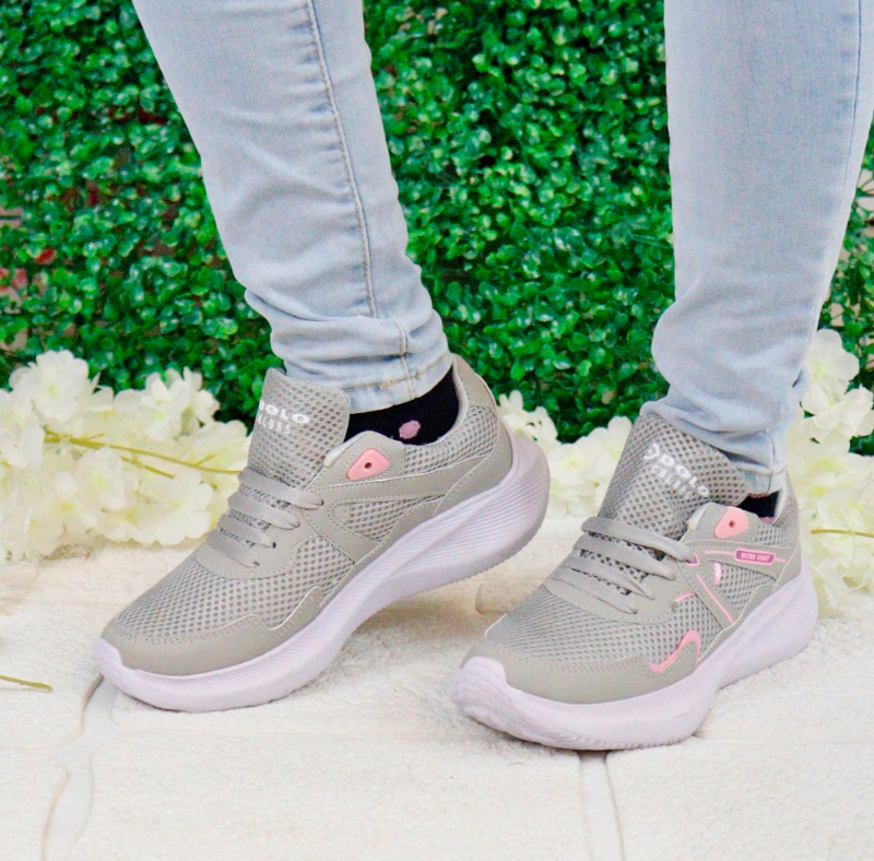 Tennis Gris Rosa 071