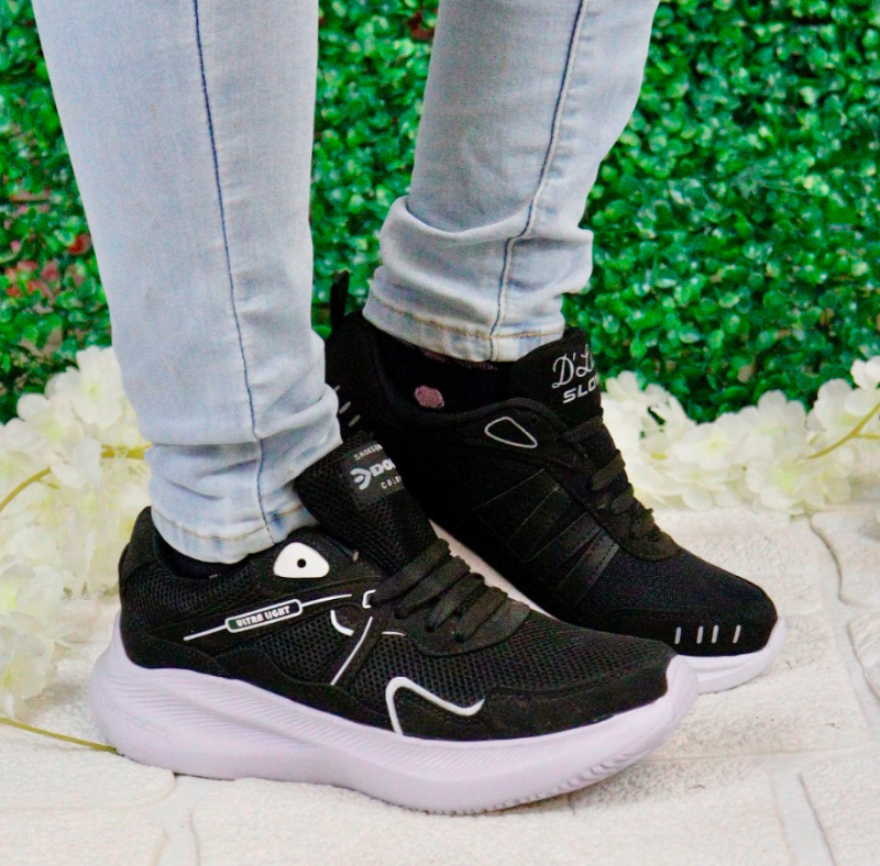 Tennis Negro Tornasol 071