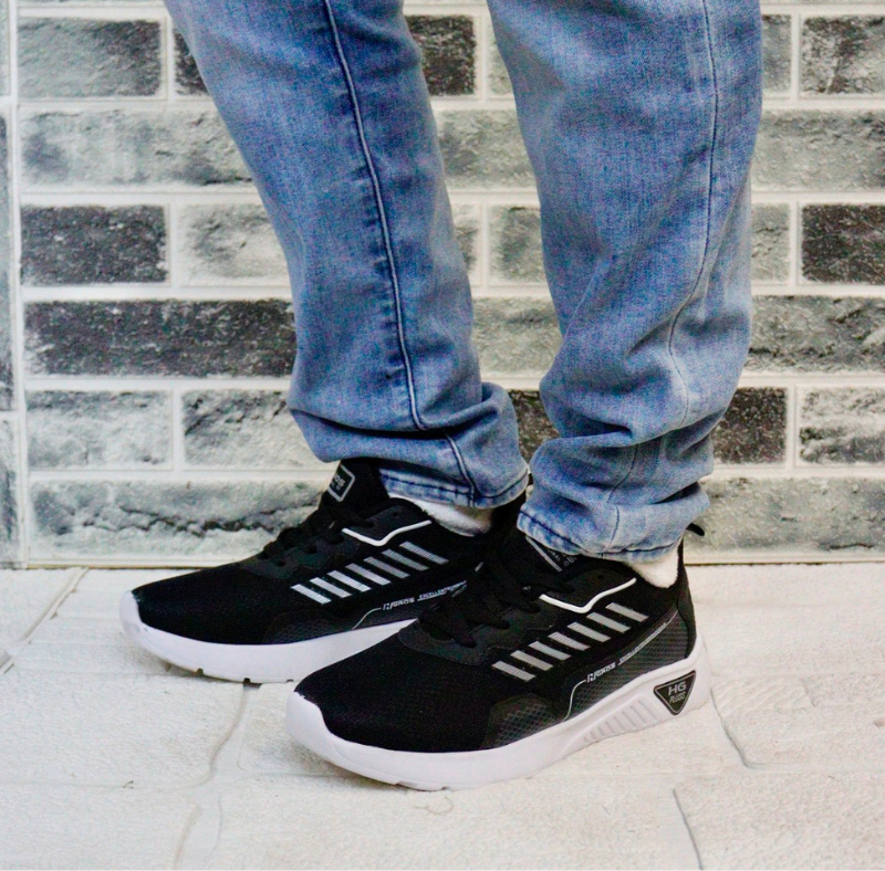 Tennis Negro Blanco 1228