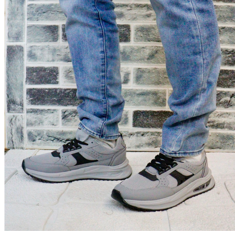 Tennis Gris Negro 1110