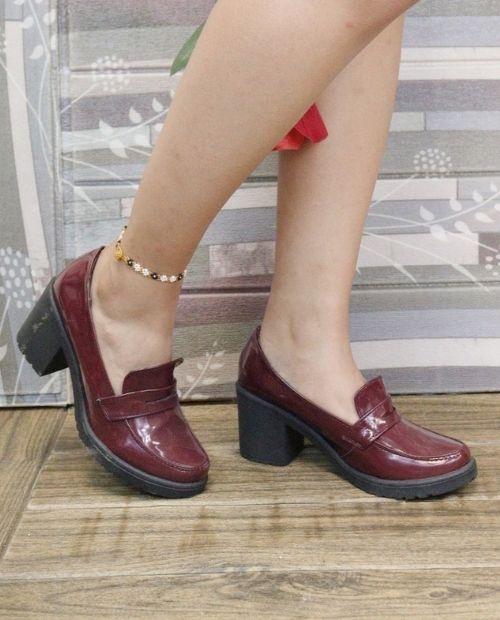 Zapato Charol Vino