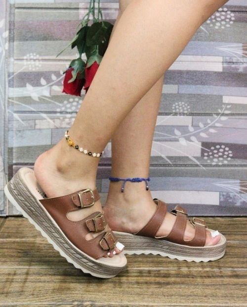 Huarache De Plataforma Maquillaje