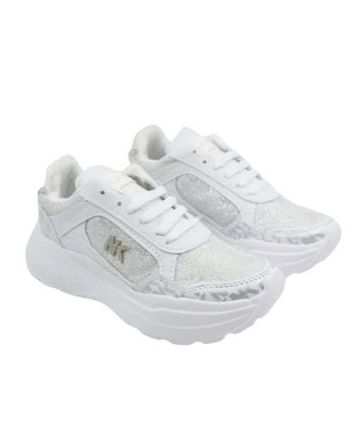 Tenis Plata Gliter 092