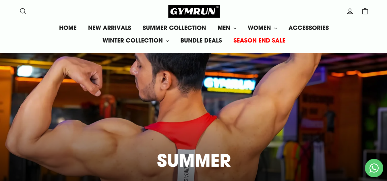 GYMRUN Activewear - E-Commerce Store