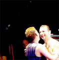 Martin gets a B-day Kiss from Dave ???