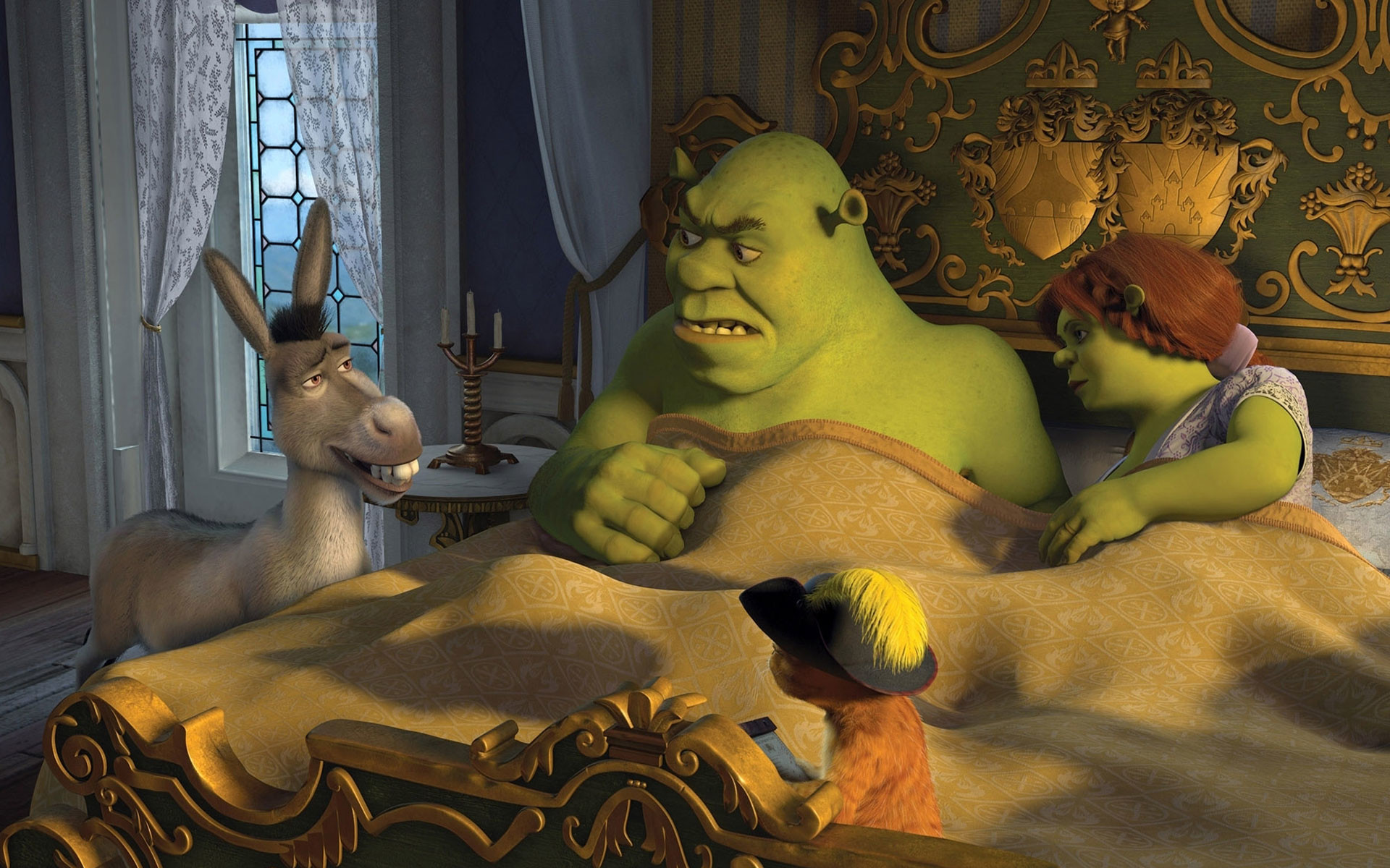 Shrek And Fiona And Babies