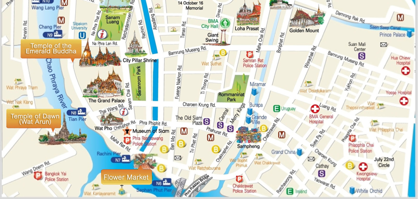 Rattanakosin Island AKA Old Bangkok