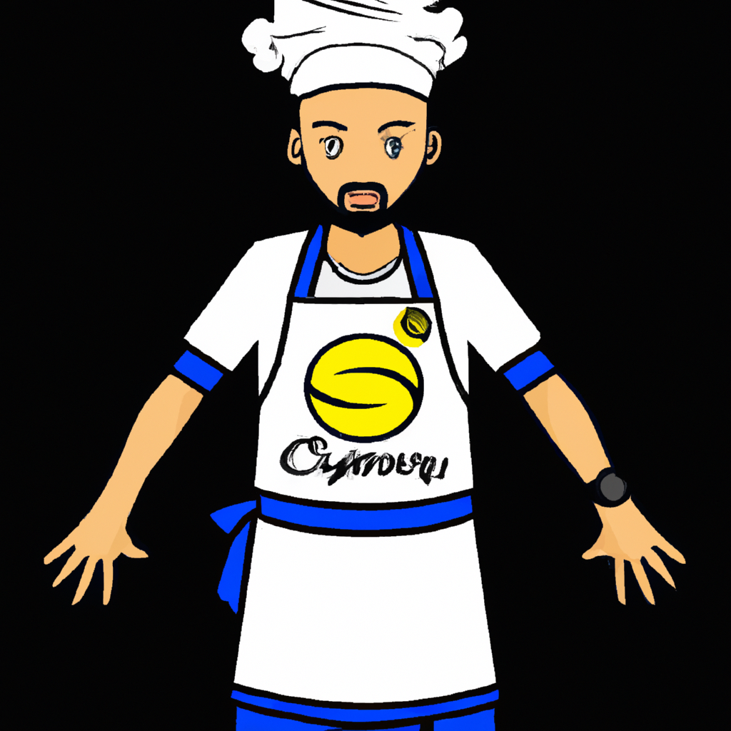 Stephan Curry in chef attire