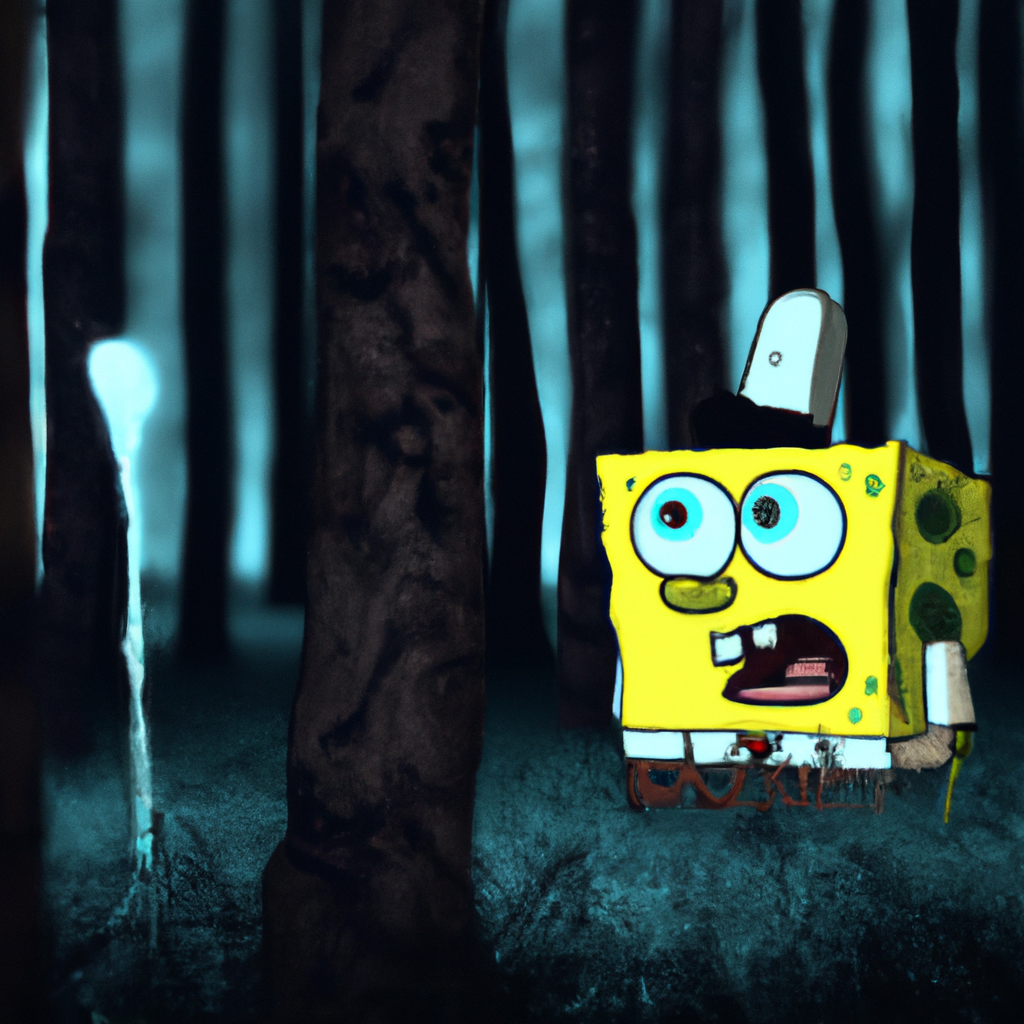 Spongebob Squarepants in the Blair Witch Project