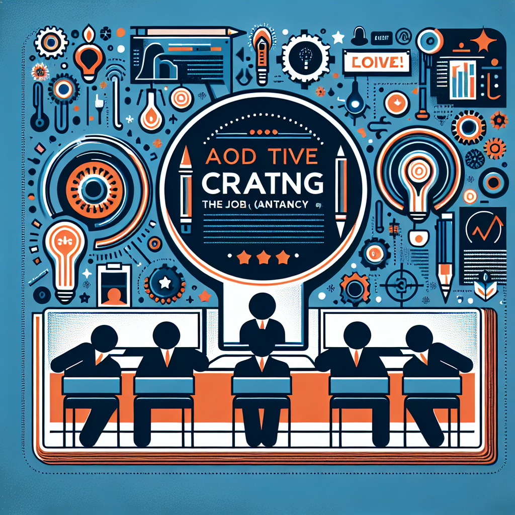 Generate an image of a creative job advertisement for a recruitment agency on social media. The visual should include eye-catching graphics, a catchy headline for a job vacancy, and design elements that highlight the agency's innovative approach to attracting talent.
