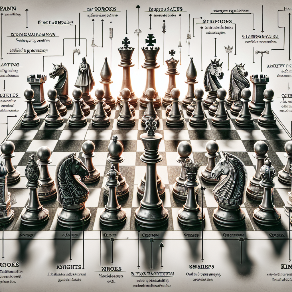 Generate an image of a strategic chessboard game where business elements like client meetings, sales figures, and networking are visualized as chess pieces, symbolizing strategic appointment setting by acquisition experts.