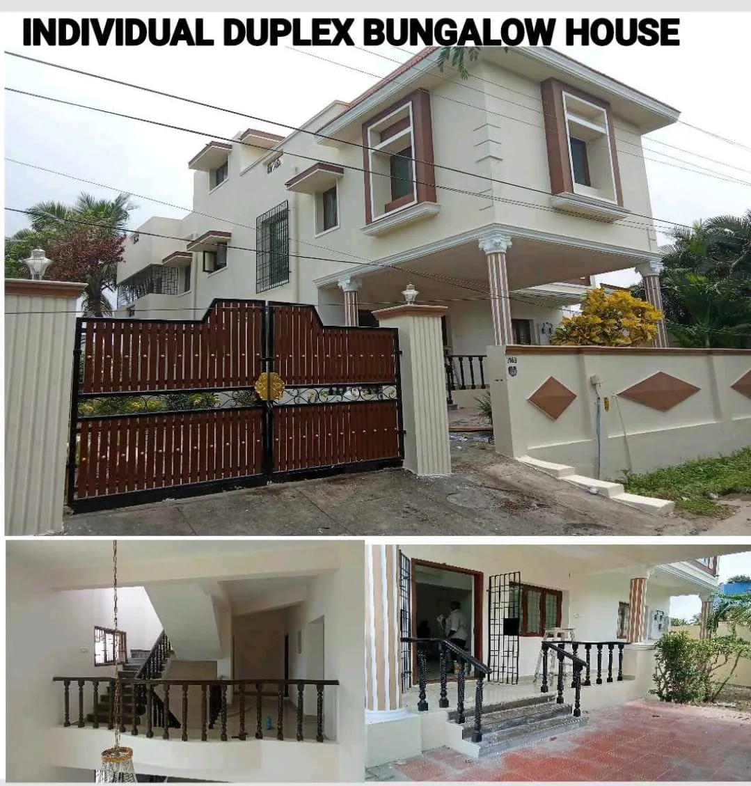 🏡 Luxury Individual Duplex Bungalow for Sale – Medavakkam, Vengaivasal