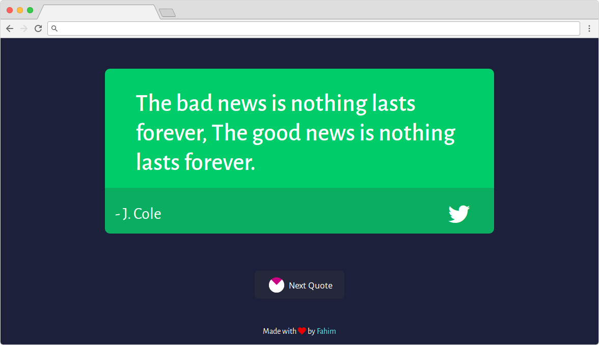 Random Quote Generator Thumb Image alt text