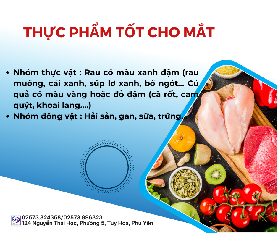 Thực phẩm tốt cho mắt