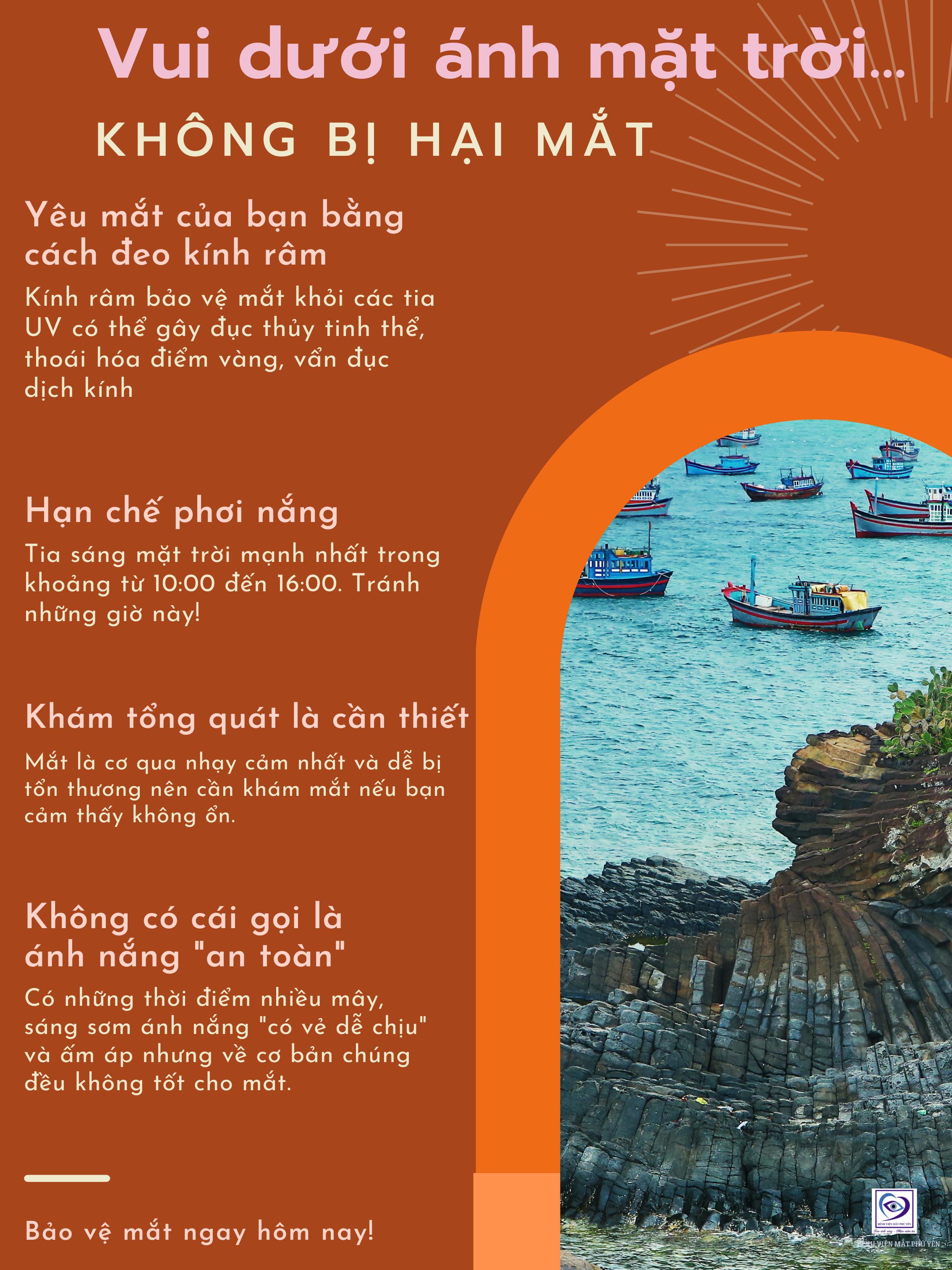 Bảo vệ mắt dưới nắng