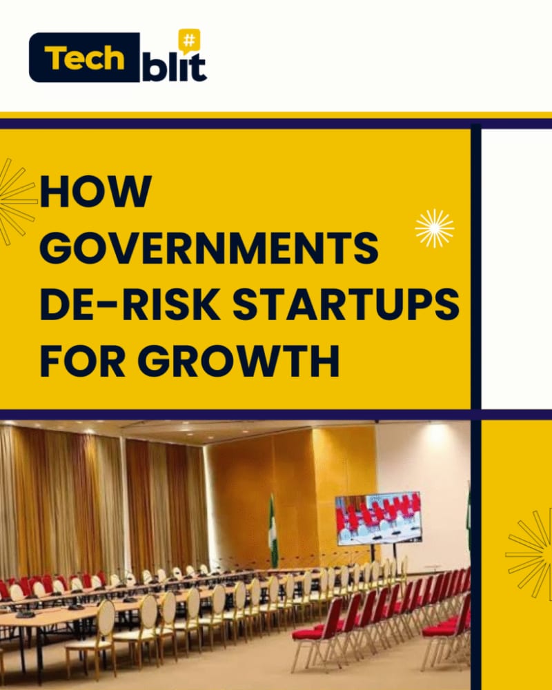 governments de-risk startups