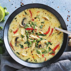 Thai Coconut Chicken Curry (v)