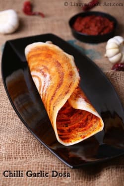 Podi Garlic Dosa