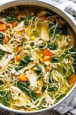 Nepalese Kukda Chow Mein Soup (V)