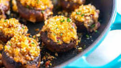 Stuffed Cheese Mushroom (v)